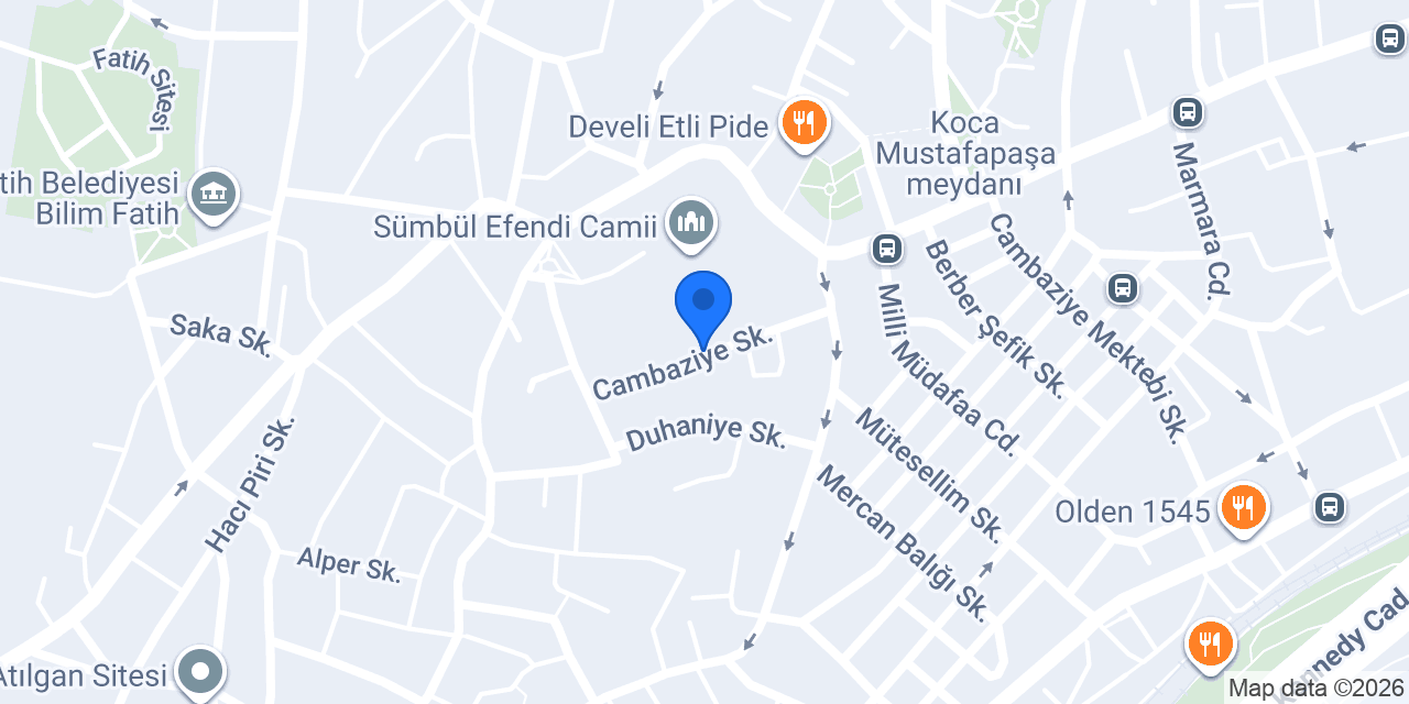 Şahin Otopark konumu