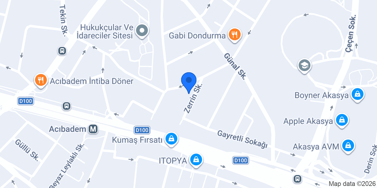 MEKADERM konumu