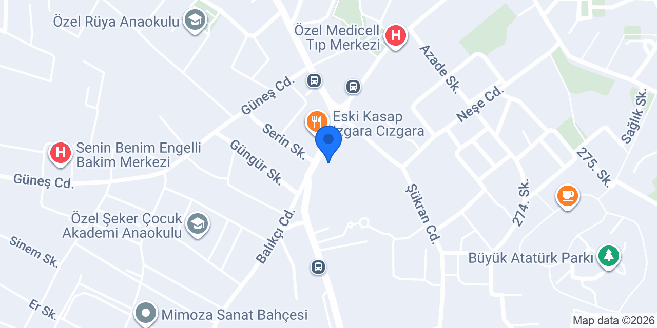 Aşk Çiçekçilik konumu