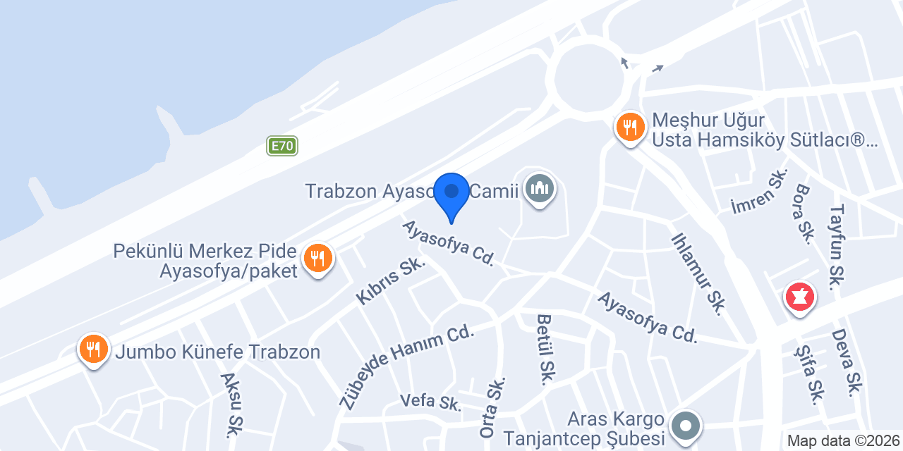 SOFİA GARDEN CAFE & BRASSERİE konumu