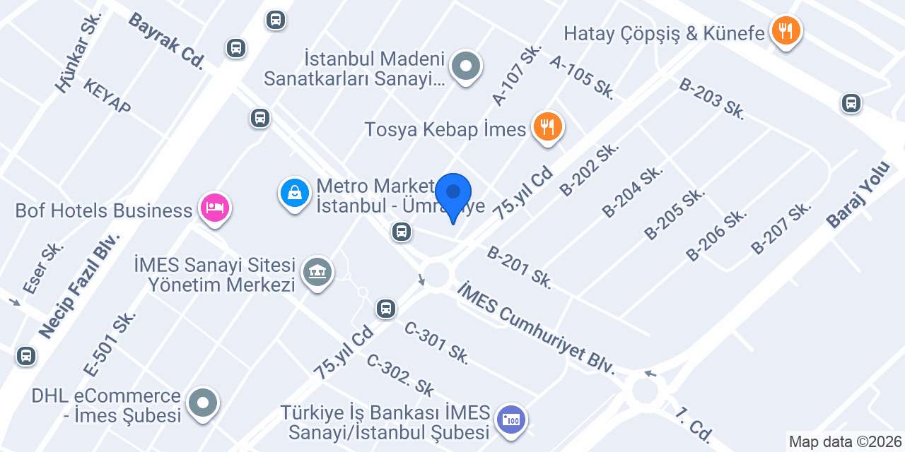 Üstün Pasta Cafe konumu