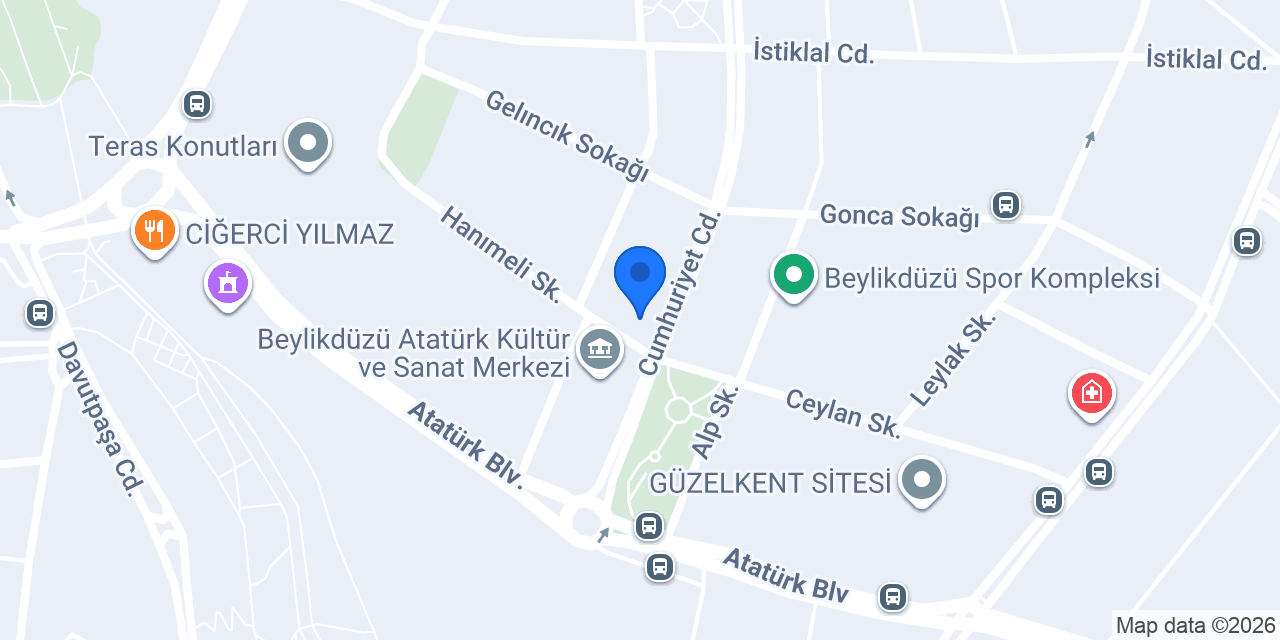 Beylikdüzü Birinci Profiterol konumu