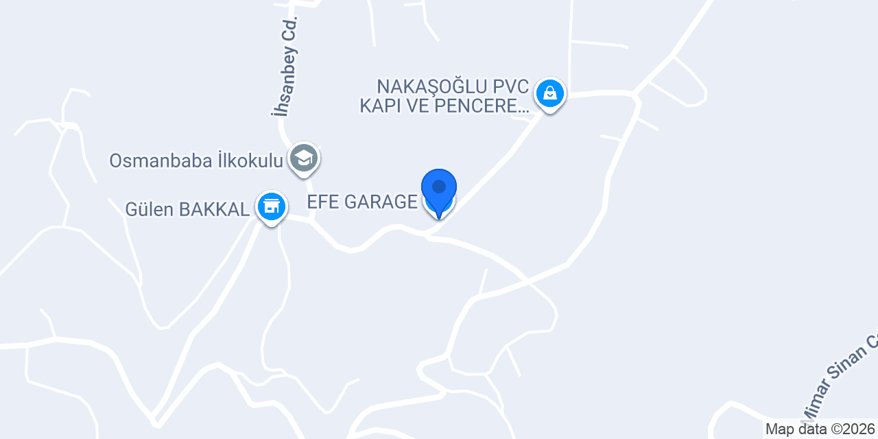 EFE GARAGE konumu