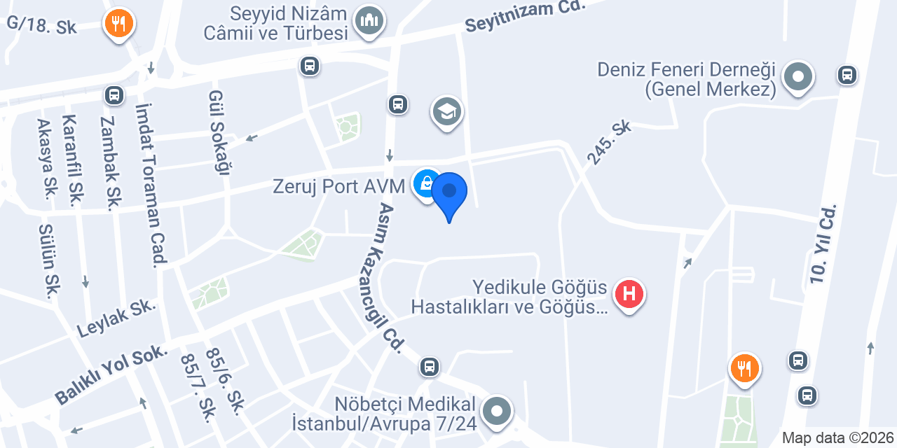 Mazina Restaurant konumu