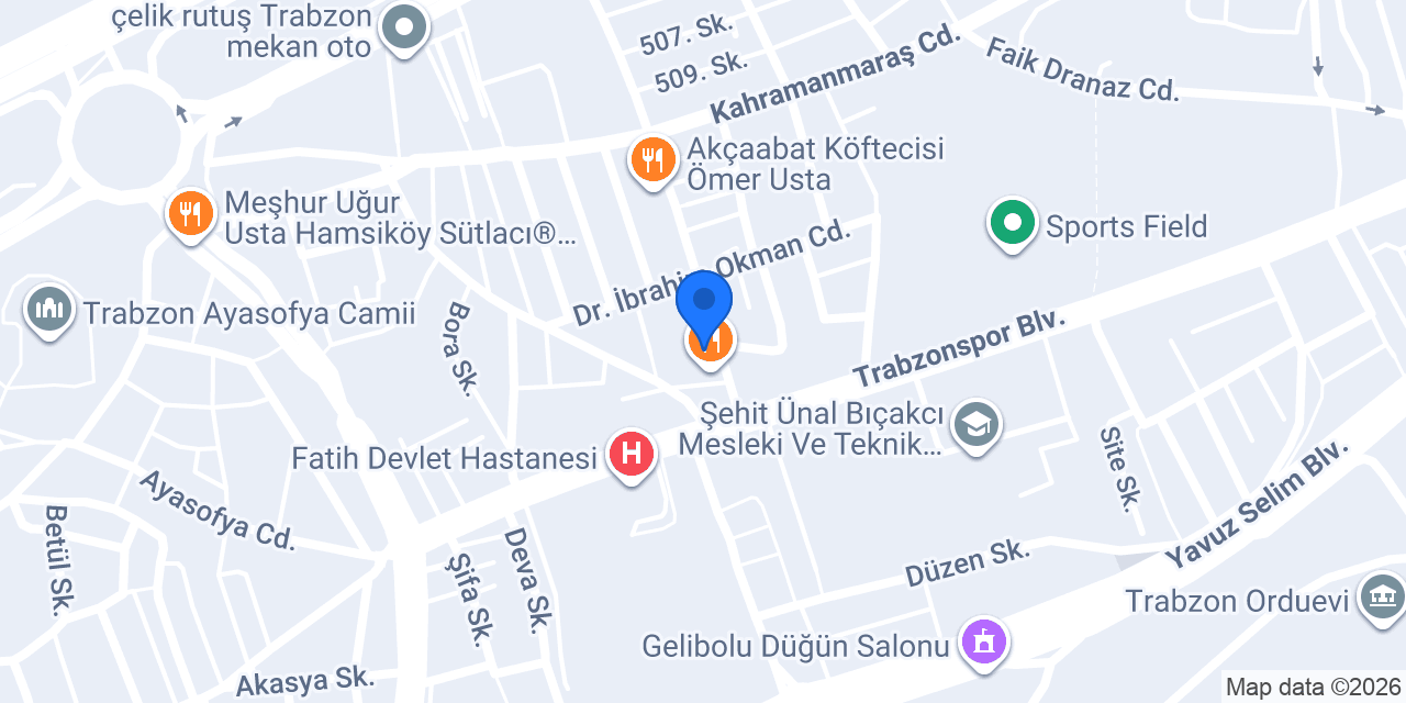Sheriff Görele Pide konumu