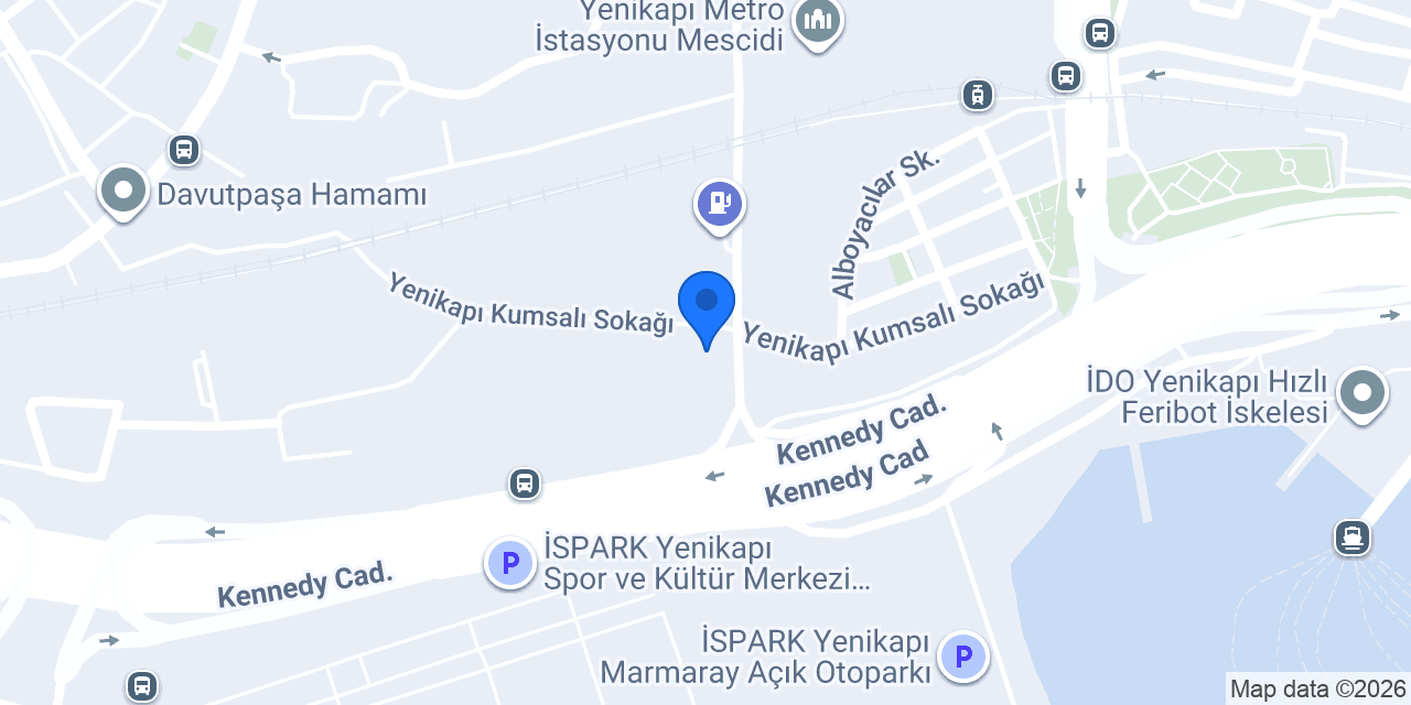 İski Arıtma Tesisi konumu