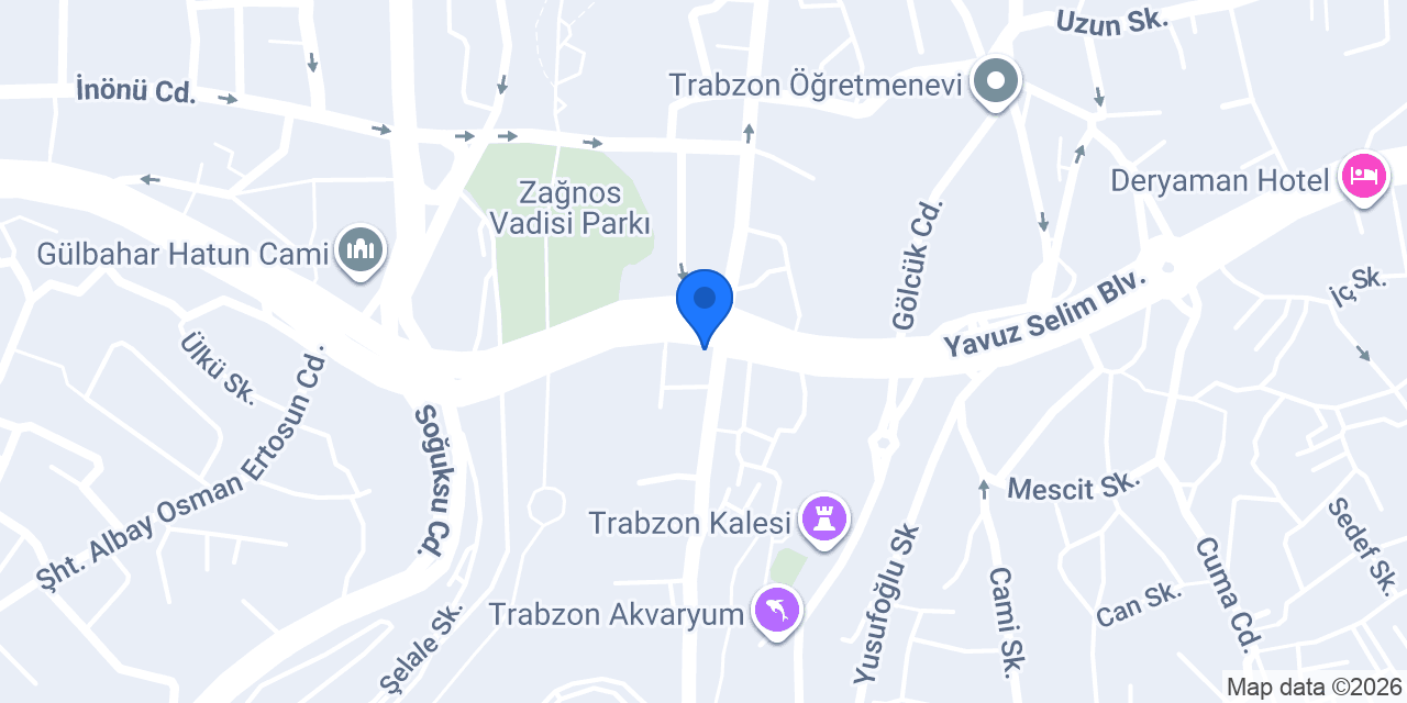 Trabzon Masaj Salonu - Petrichor Spa konumu