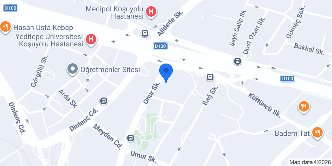 Cağdaş Otomotiv konumu