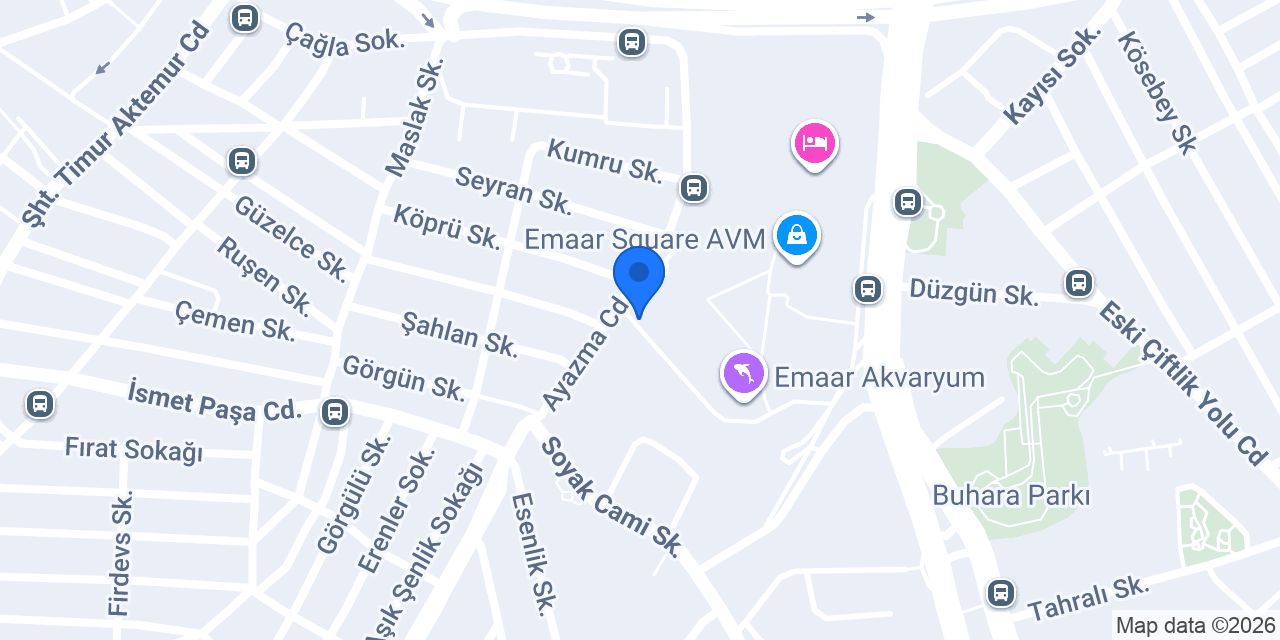 Jolly Tur - Emaar AVM konumu