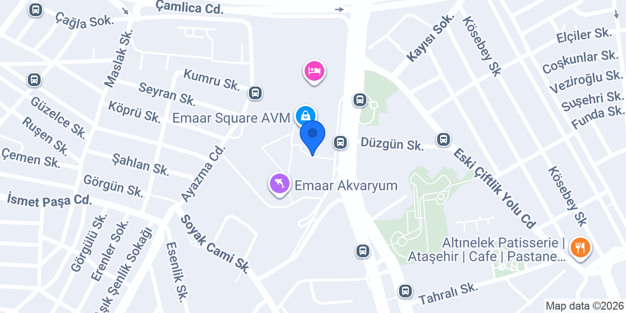 Kronotrop Emaar Square konumu