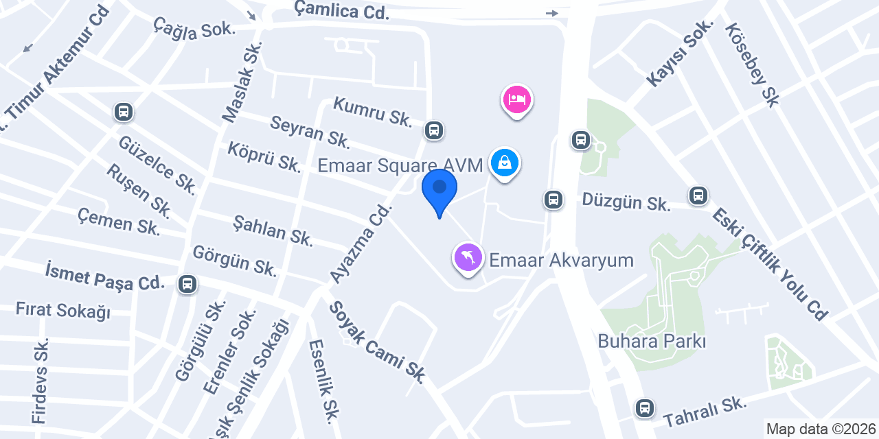 Lizay - Emaar Square AVM konumu