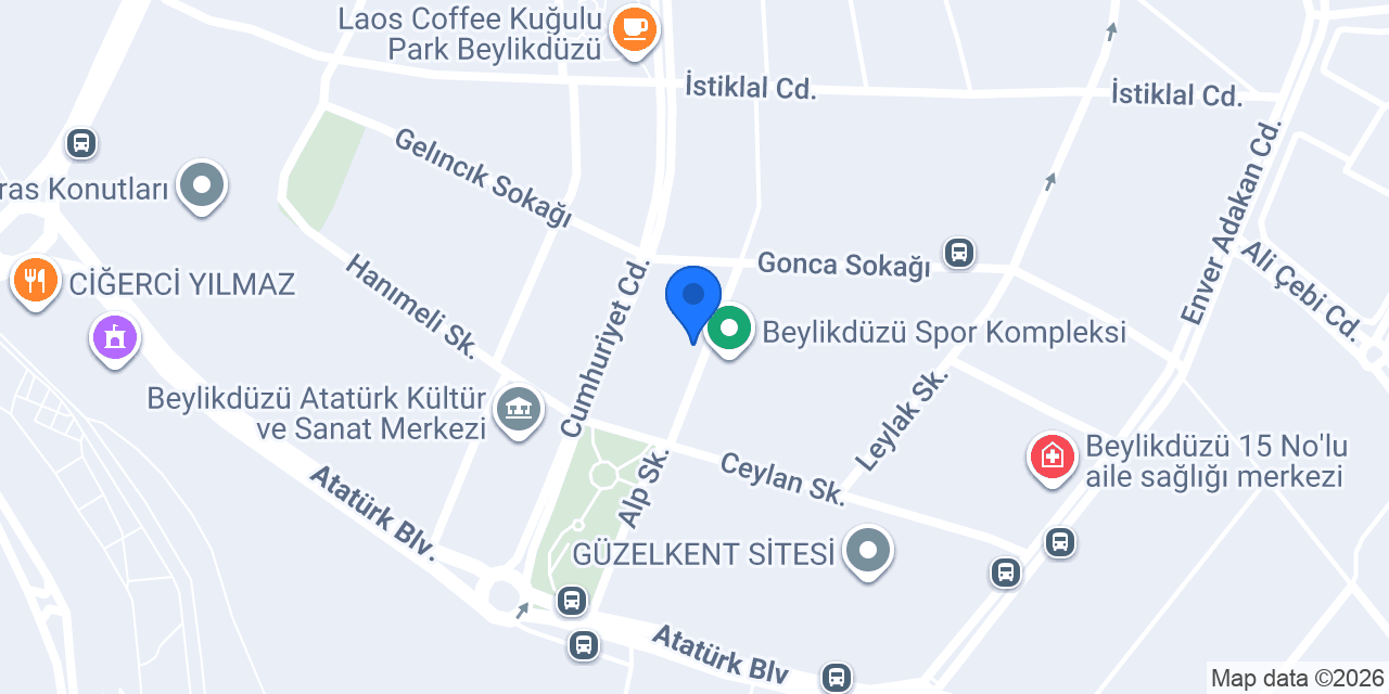 Mavi Elektrik konumu