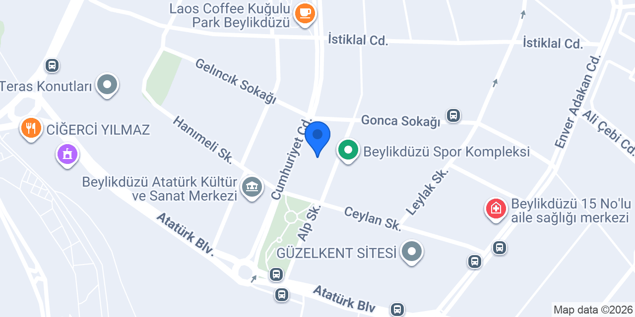Caner Kuaför Salonu konumu