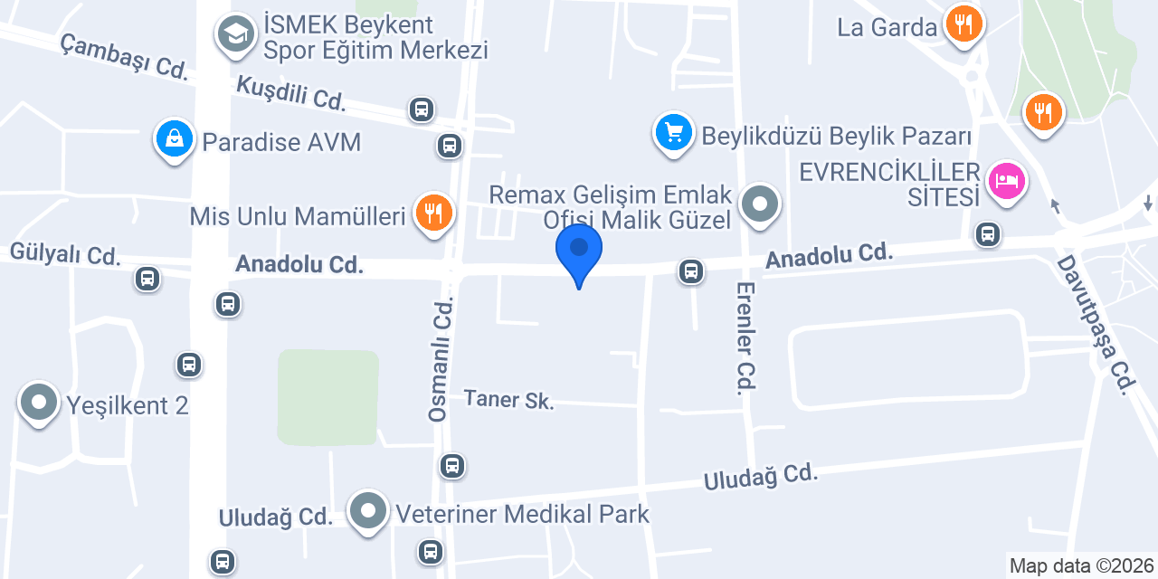 Mert Avantaj AVM konumu