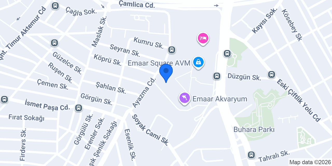 Emaar Odak Eczanesi konumu