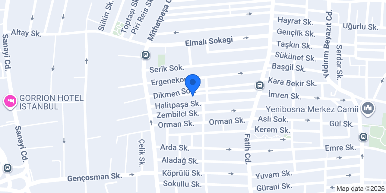 Ünal Akü konumu