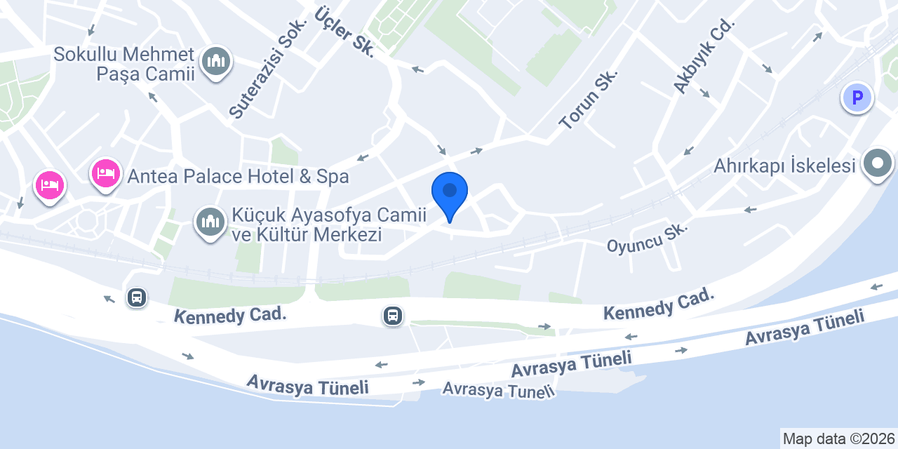 Katelya Hotel konumu