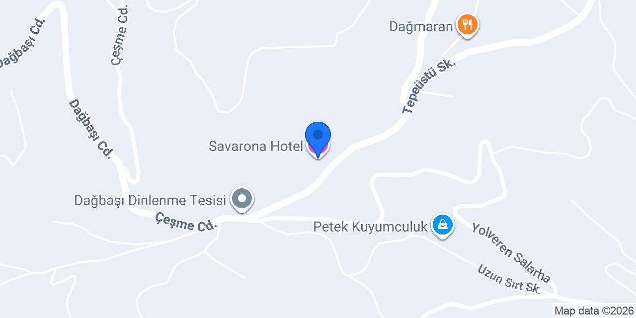 Savarona Hotel konumu