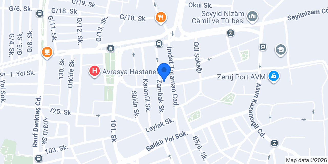 Bozbeyli Tekstil konumu
