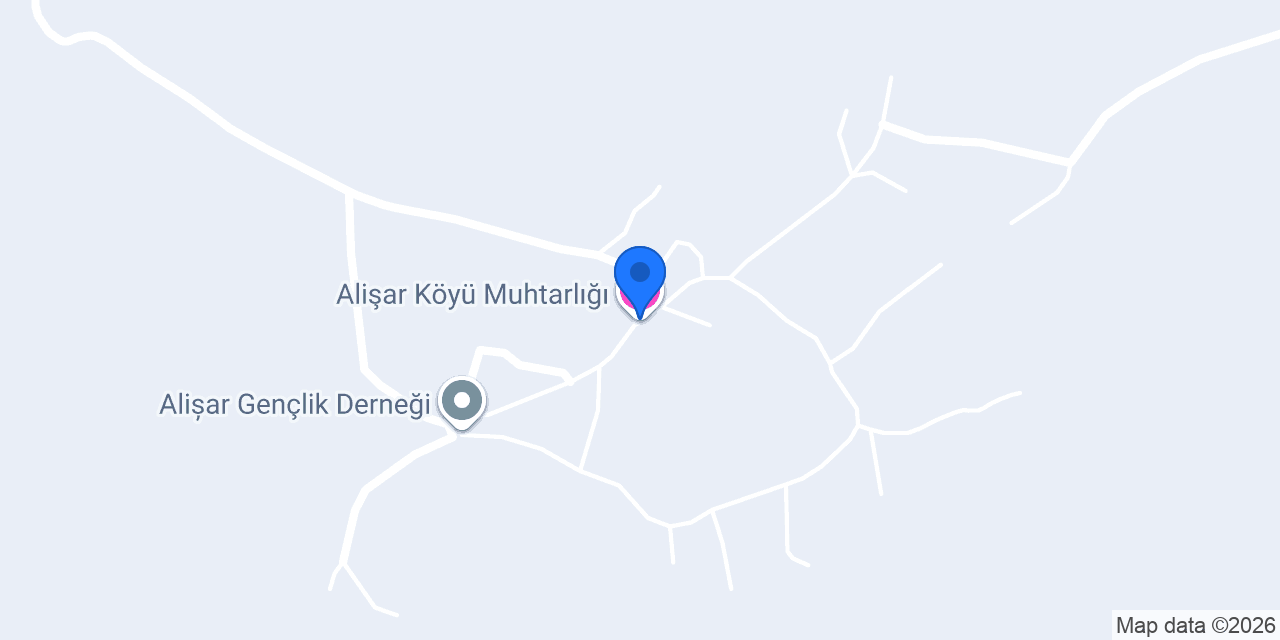 Alişar Köyü Muhtarlığı konumu