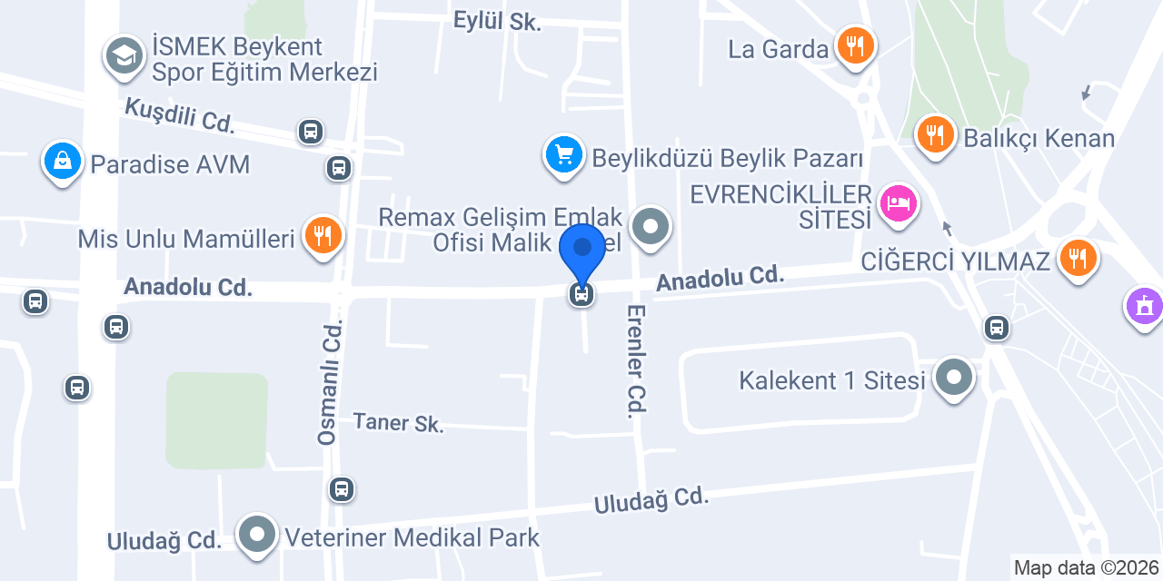 Misem Mimarlık Dekarasyon konumu