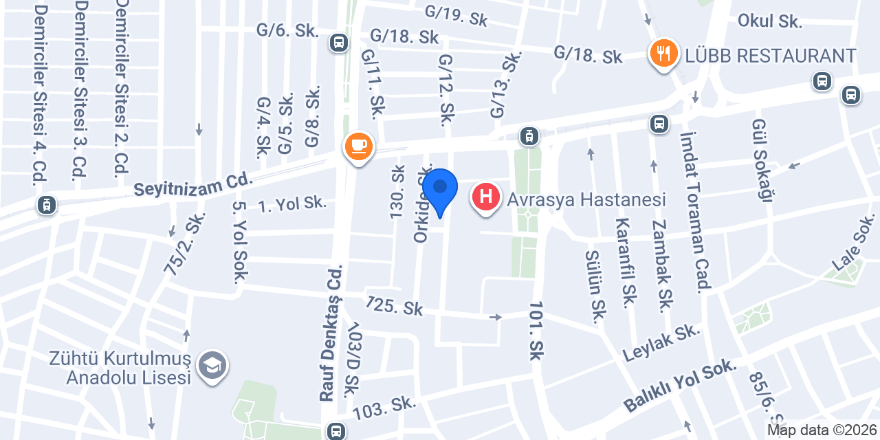 Derebay Tekstil Örme Kumaşçılık konumu