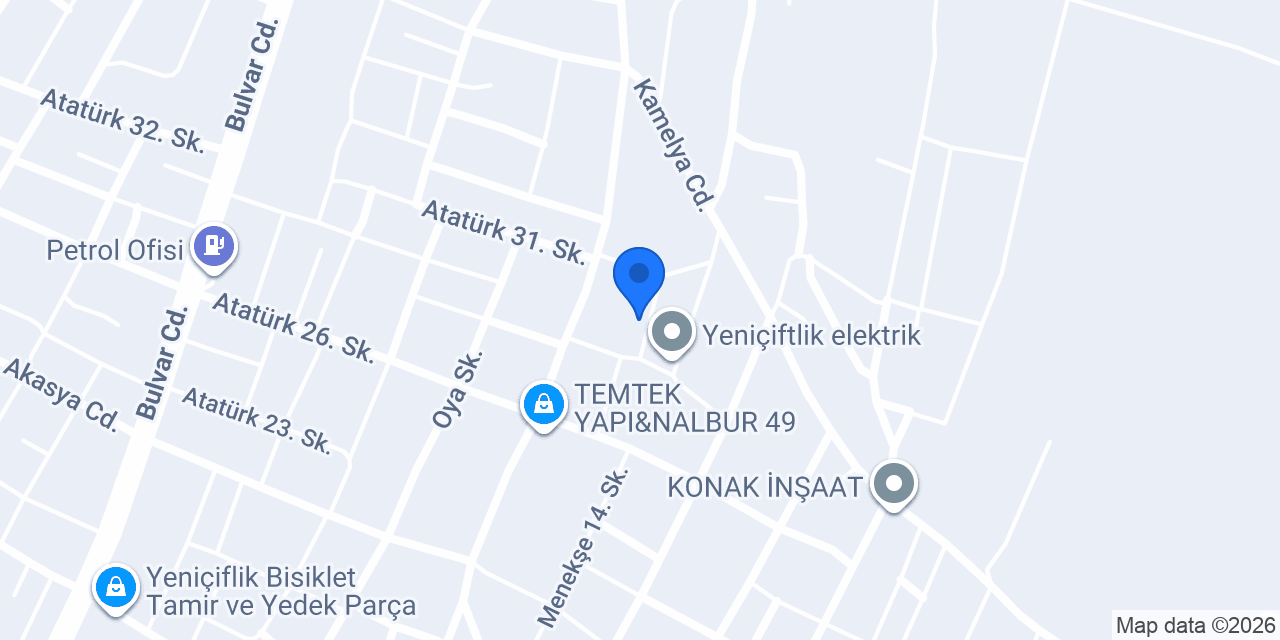 Baycan İnşaat Hafriyat konumu