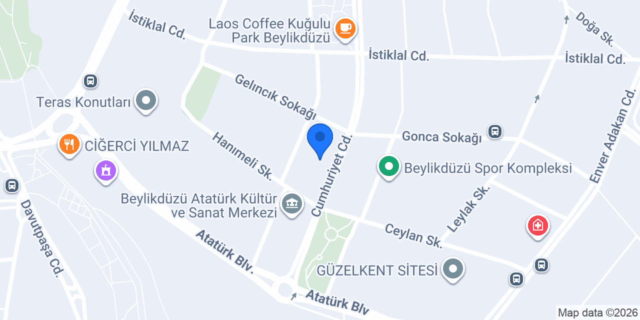 Elif Veteriner Kliniği konumu