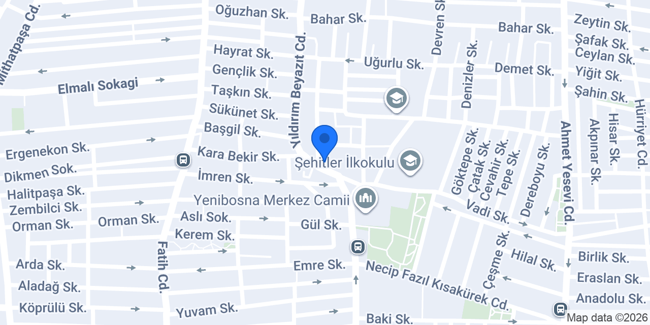 Şehzade Fırın konumu