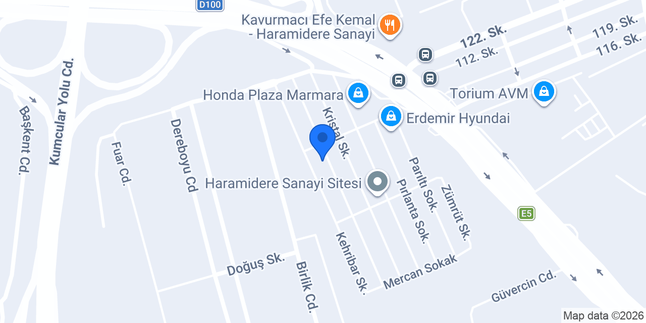 YN GARAGE konumu