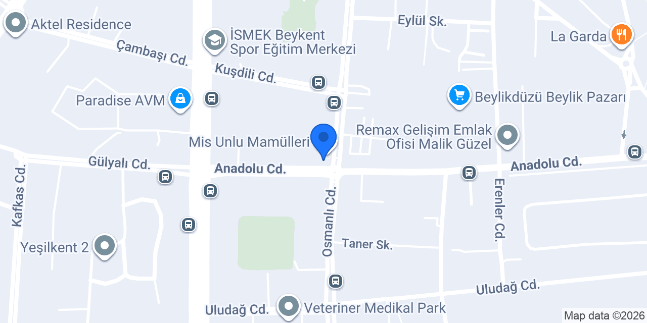 Hızlı Teknik Servis konumu