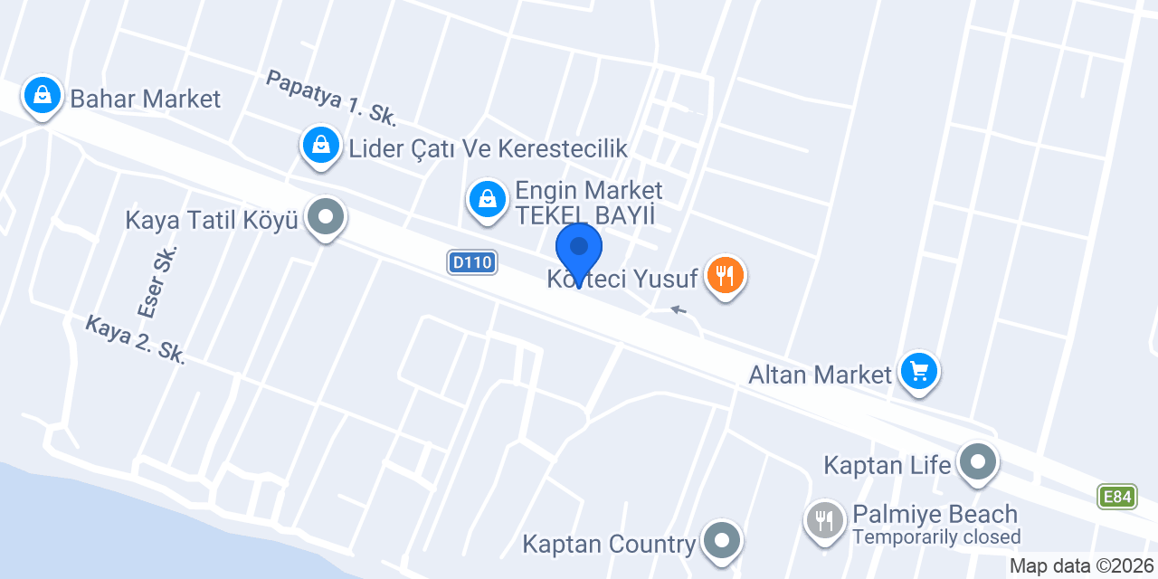 Şahin Nakliyat konumu