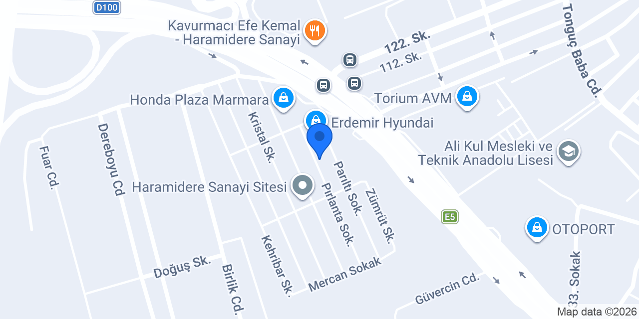 ERHAN ÇELİK KONSTRÜKSİYON konumu