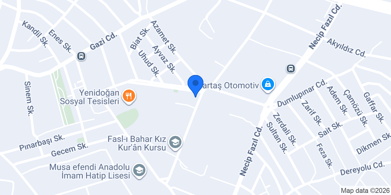 Ulaş Gıda San. ve Tic. Ltd. Şti. konumu