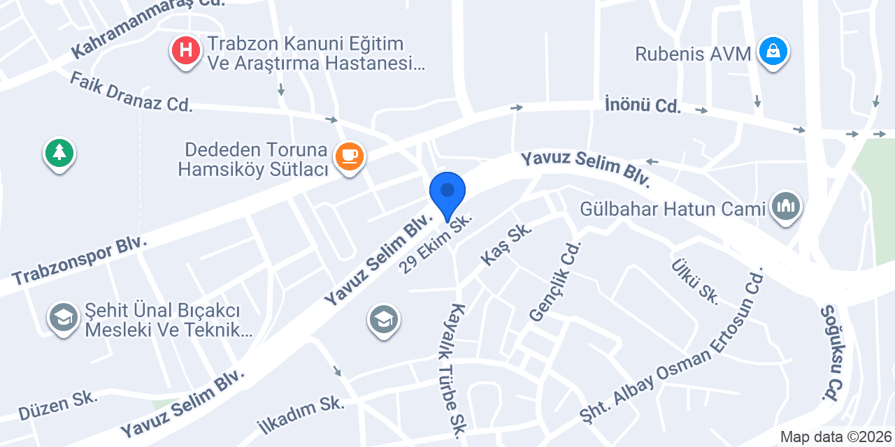 24 Şubat Ortaokulu konumu