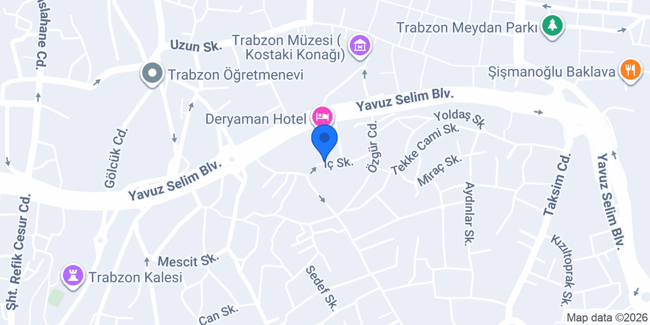 Özel Neşem Anaokulu (Trabzon) konumu