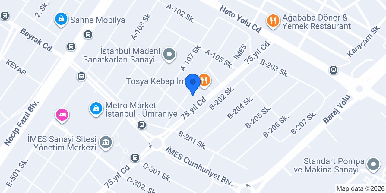 Çiçek Izgara İmes konumu