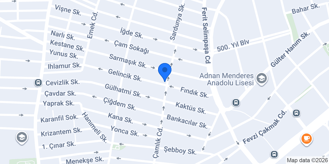 Emirhan Erkek Kuaförü konumu