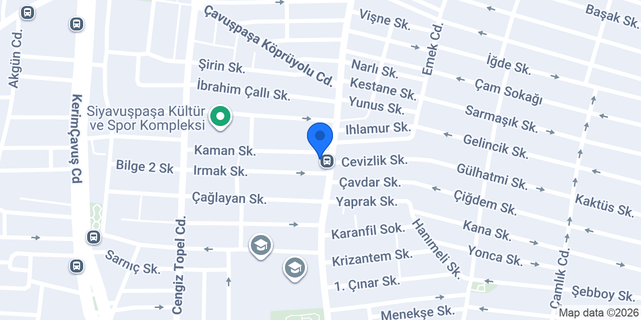 Zeytin Eczanesi konumu