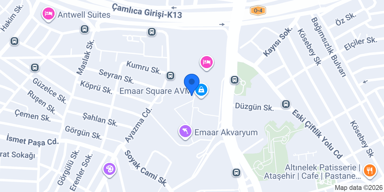 Vakko Patisserie konumu