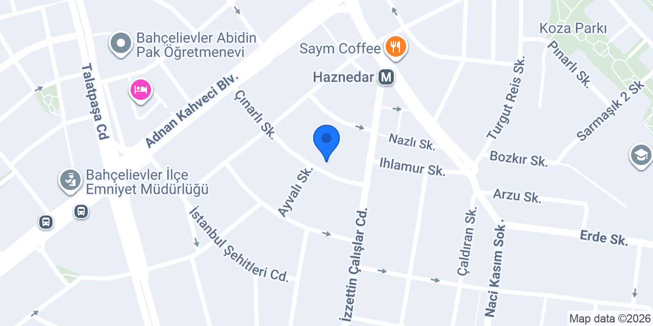 Özel Melek Anaokulu konumu