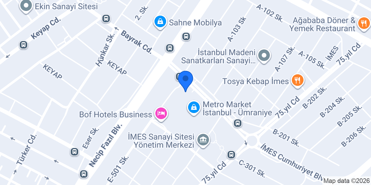 Halkbank İmes Şubesi konumu