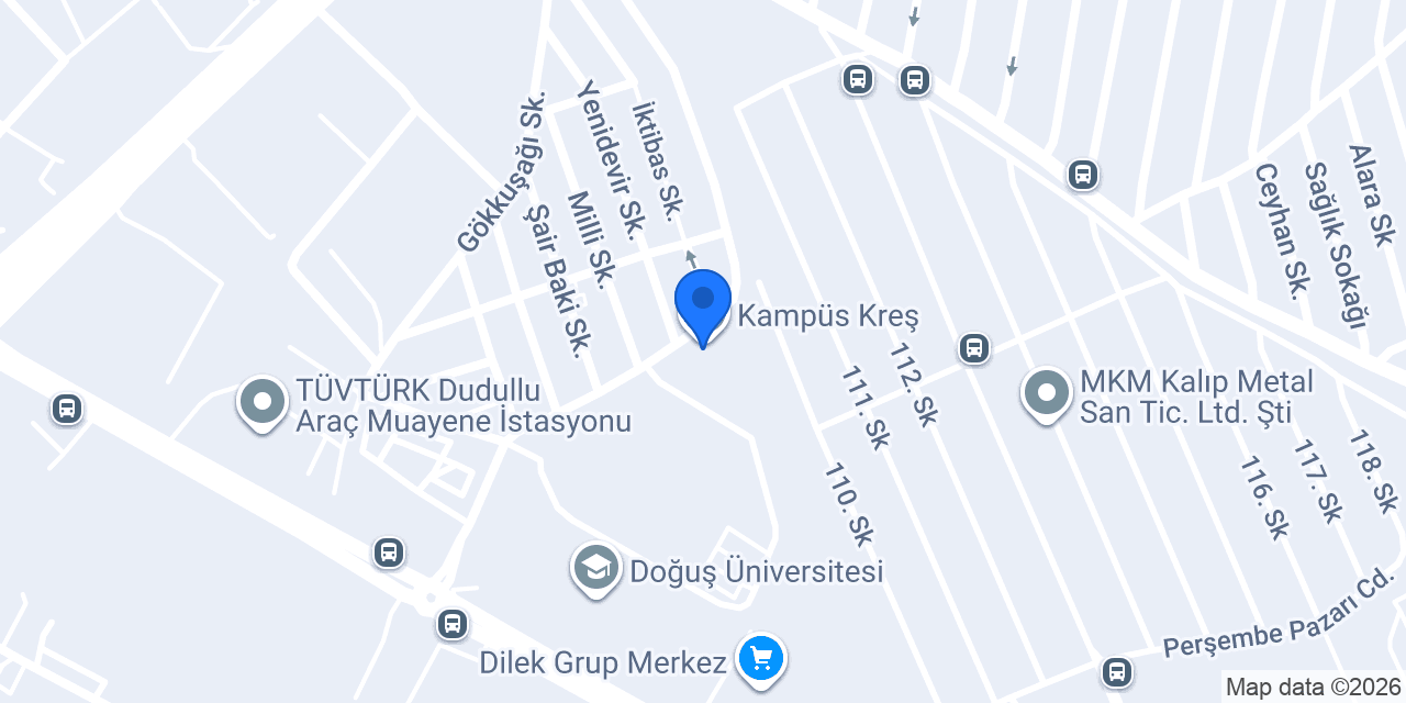 Kampüs Kreş konumu