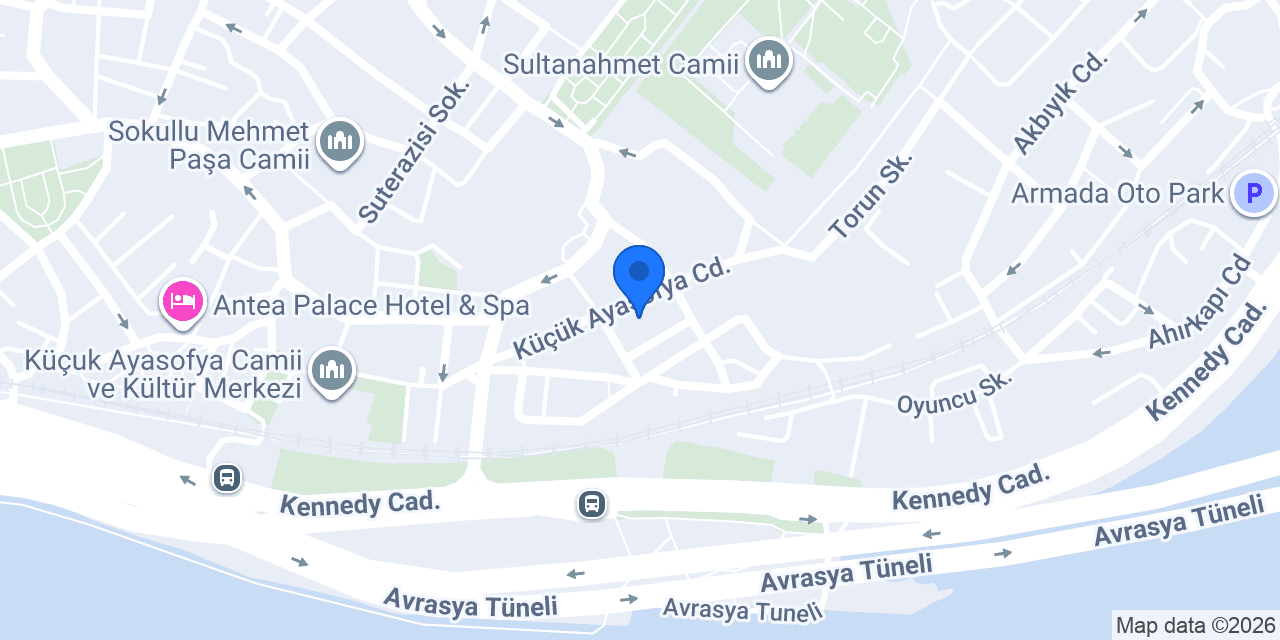 MehmetBey Hotel Sultanahmet konumu