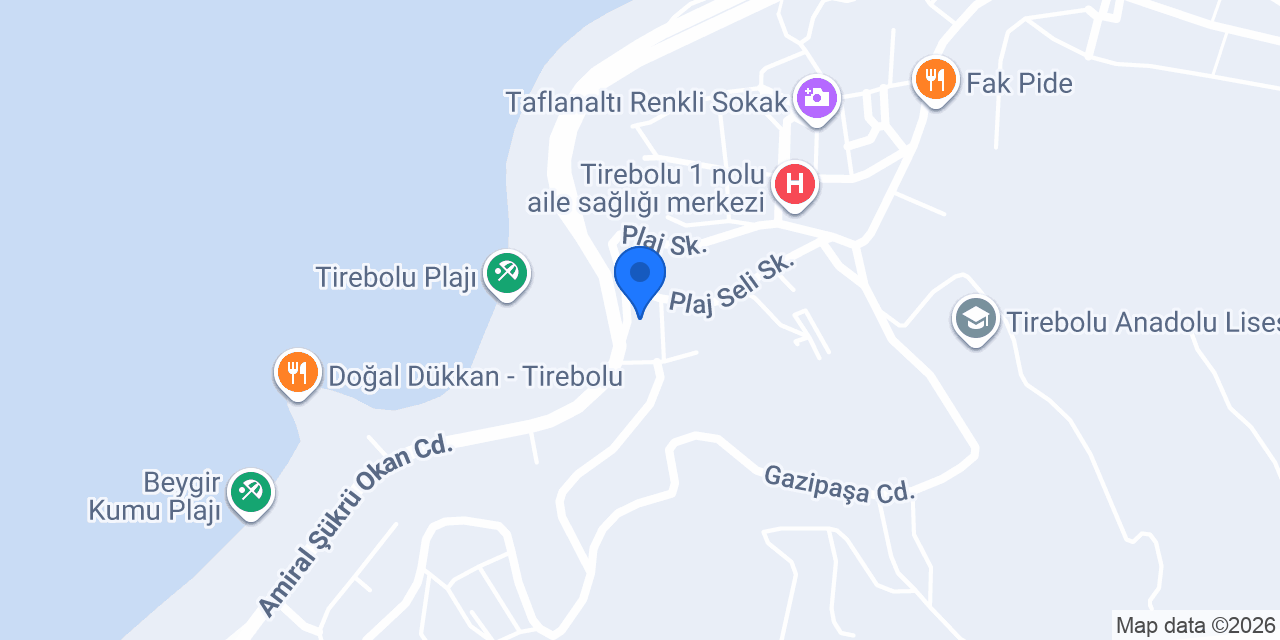 Eren Pansiyon konumu