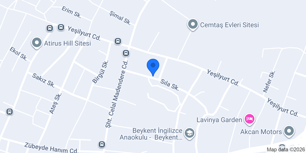 Butik cicek konumu