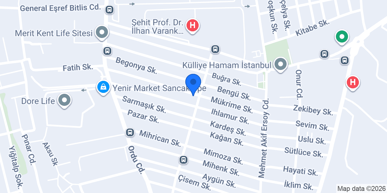 Nalbur Sancaktepe Tesisatçı | Emek Yapı Tasarım konumu