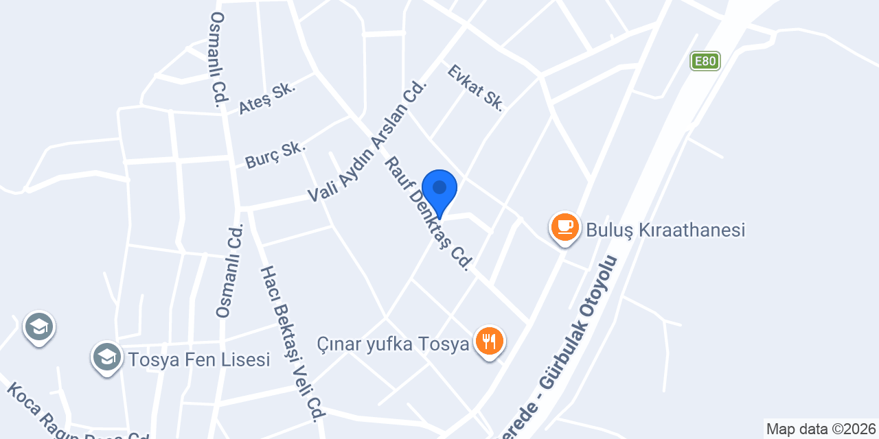 Fatih İlköğretim Okulu konumu