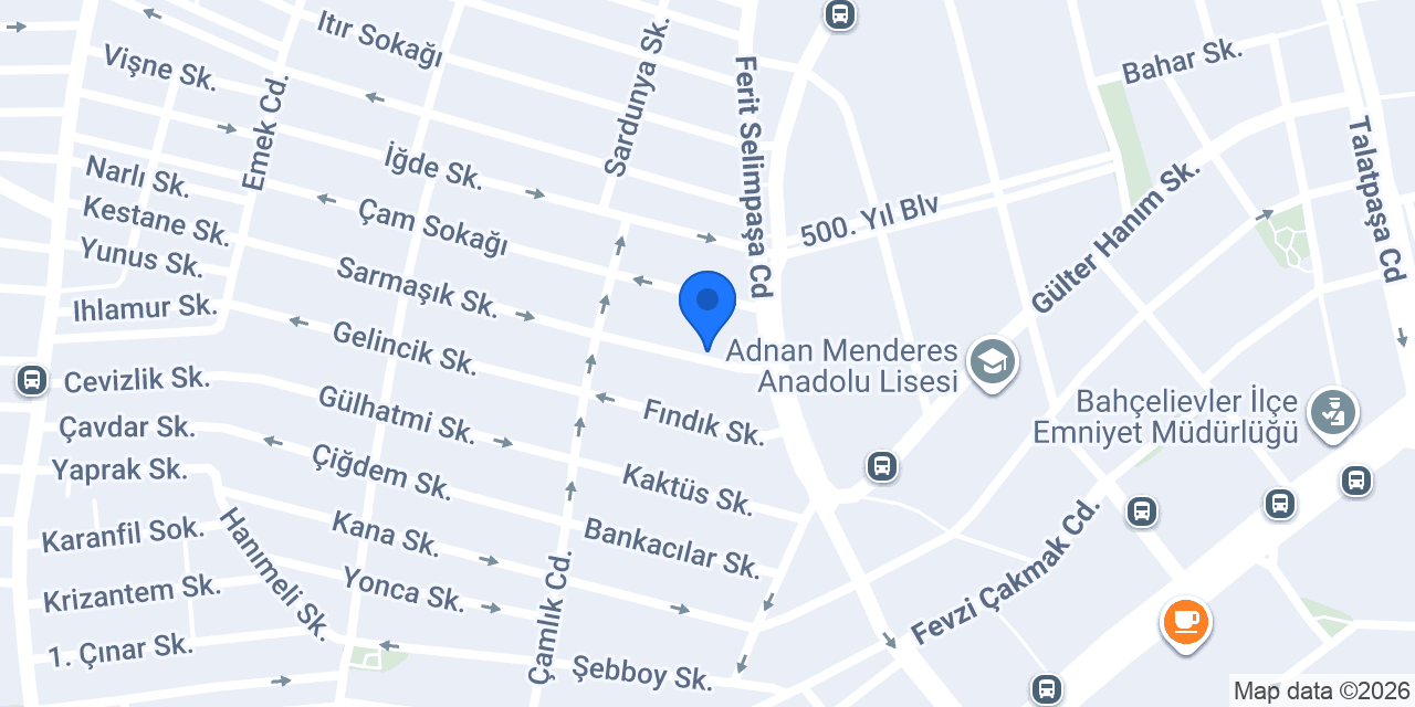 Sadık Terzi konumu