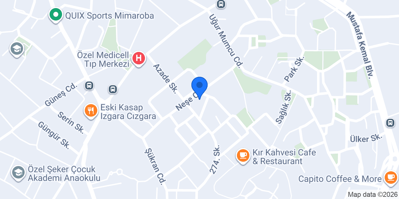 Artı Bahçe Ders Evi konumu